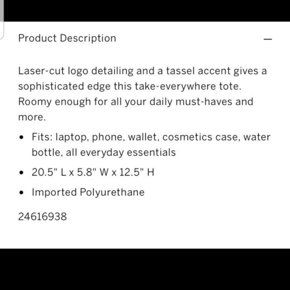 V.S Laser-Cut Logo Tote

. - Picture 2 of 4